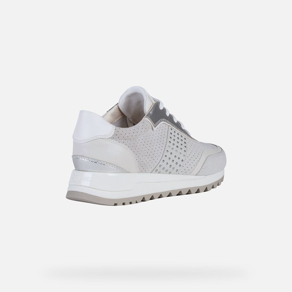 Geox Bayan Spor Ayakkabı Beyaz - Tabelya - CVU-938267